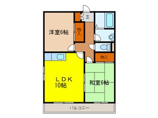 ビューテラスの物件間取画像